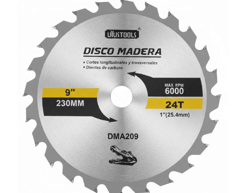 DMA209 – DISCO MADERA 230x24T